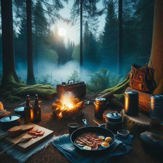 camping essentials, camp cooking