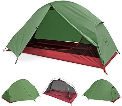 KAZOO Waterproof Backpacking Tent Ultralight 1/2 Person