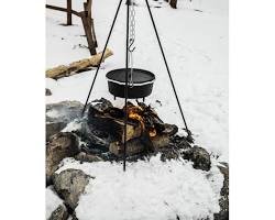 campfire cuisine cooking stand tripod