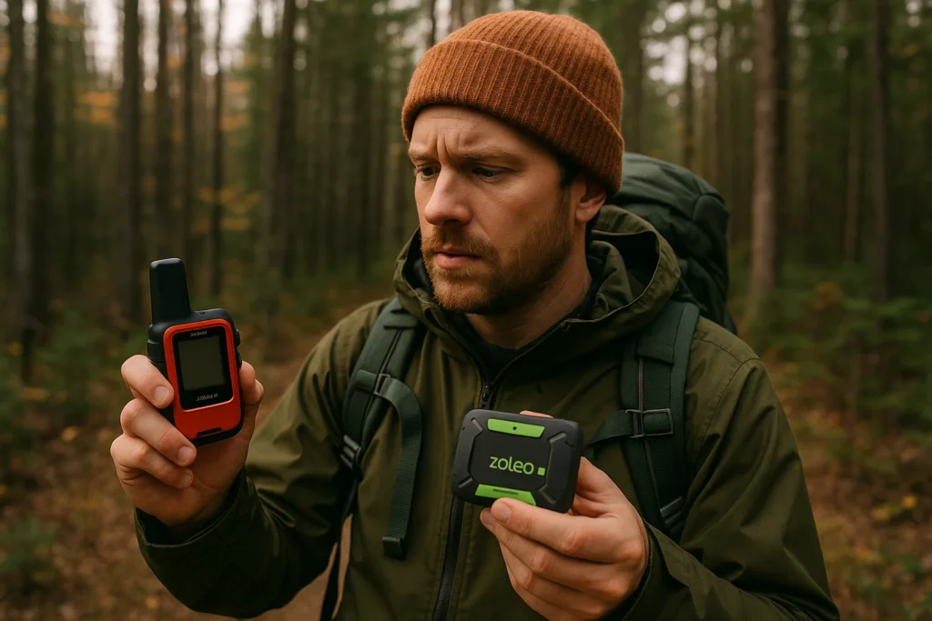 Field testing Garmin inReach Mini 2 and ZOLEO satellite communicators in remote Northern Michigan wilderness conditions