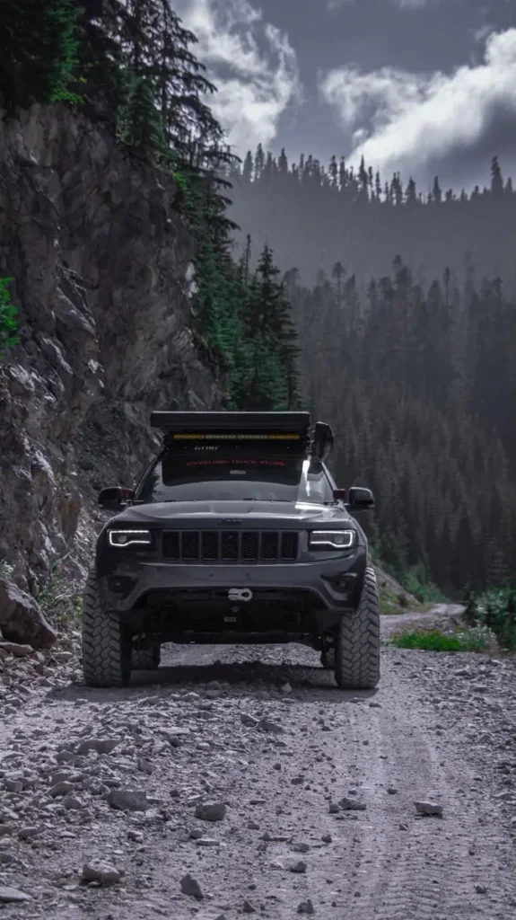 The Outdoor Tech Lab team overlanding and testing gear in a Jeep Grand Cherokee WK 2 4x4. Off-grid adventure.