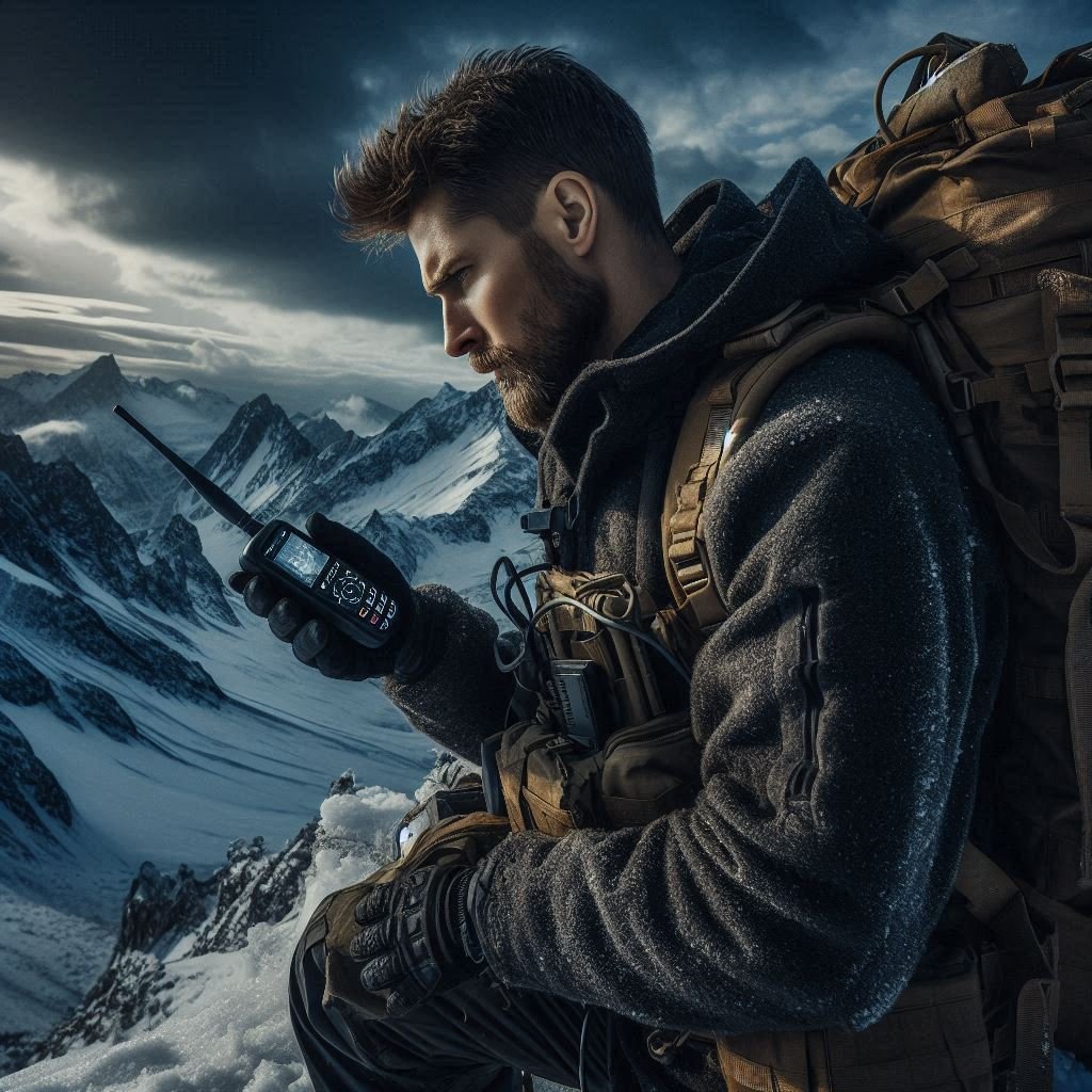 Survival expert testing the best satellite phones in extreme arctic conditions for emergency communication
