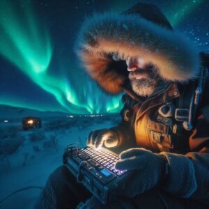 Cold-weather off-grid communication with rugged satellite messenger