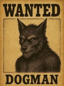 The Michigan Dogman wanted poster
