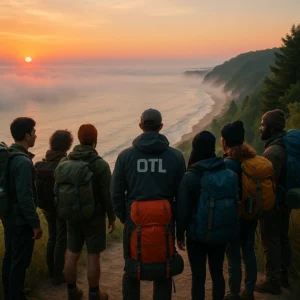 The outdoor tech lab team near lake michigan for a test and review of the best outdoor gear today.