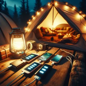 Best power banks for backpacking and camping charging multiple devices in tent setup