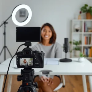 Best mirrorless camera for content creation and vlogging with flip screen