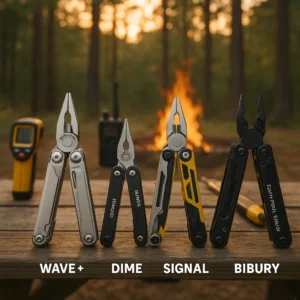 Top-rated best multitool options compared during Northern Michigan wilderness field testing with measurement tools