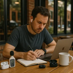 Real-world testing comparison of AirPods Pro 2 and Sony WF-1000XM5 noise cancelling wireless earbuds