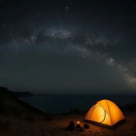 Michigan dark sky park location perfect for testing stargazing gear during camping adventures