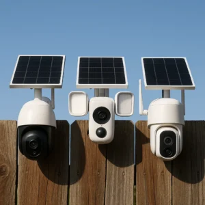 Solar security camera comparison - PTZ vs floodlight vs dual-lens models