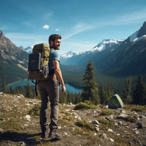 Jackery portable power station for lightweight backpack camping