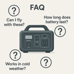 Jackery vs EcoFlow portable power station frequently asked questions visual guide