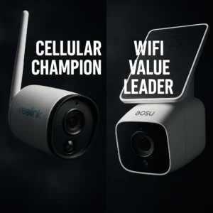 Final verdict solar security camera winners REOLINK cellular vs AOSU WiFi