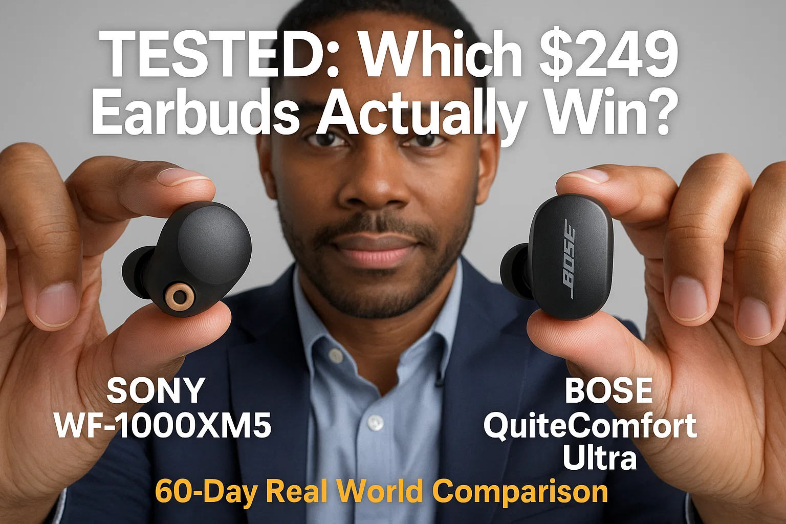 Sony WF-1000XM5 vs Bose QC Ultra: Best 60-Day Test Winner