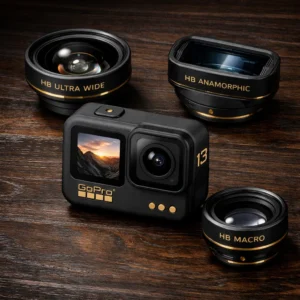 GoPro vs DJI action camera lens comparison: GoPro Hero 13's modular HB-Series lenses vs DJI Action 5 Pro's fixed lens system