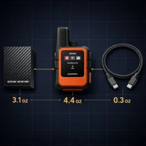 Ultralight Satellite Survival Kit: 7.8oz Garmin Setup