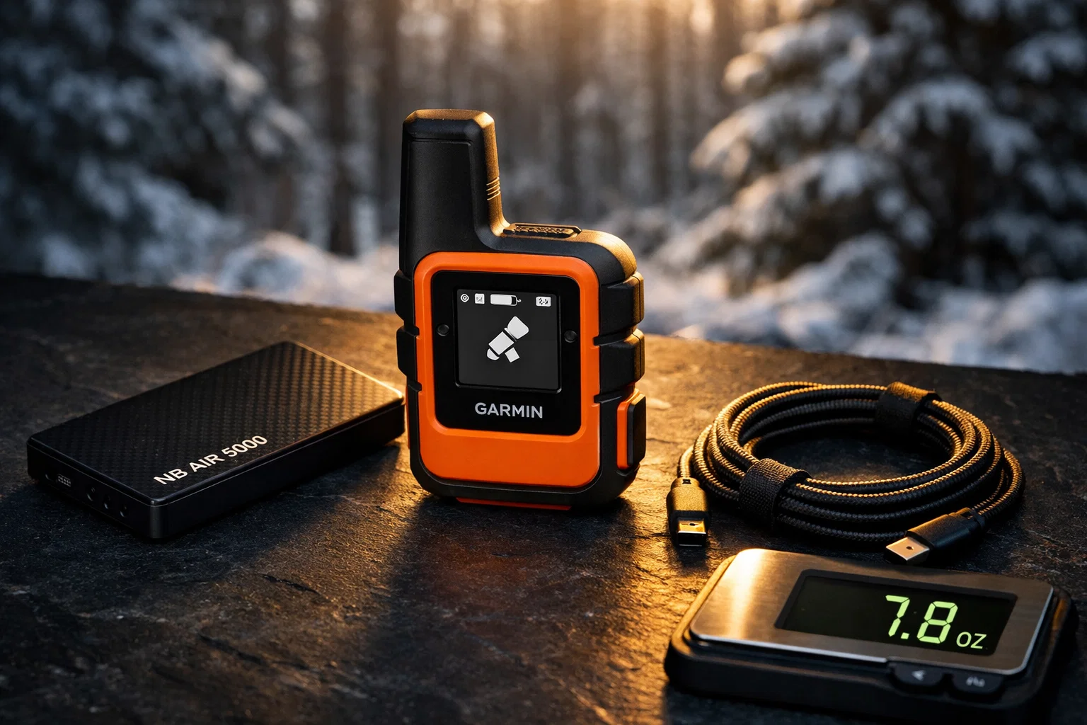 Ultralight Satellite Survival Kit: 7.8oz Garmin Setup