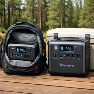 Portable power station guide 2026 size comparison Anker C300 backpacking vs Bluetti car camping