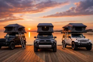 Best rooftop tents 2026 final comparison: Smittybilt GEN2, SAN HIMA Hotham, and Smittybilt XL side-by-side