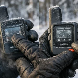 Garmin inReach Mini 2 vs Mini 3 winter glove testing in sub-zero Northern Michigan conditions