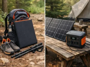 Jackery SolarSaga 100W vs 200W solar panel buying guide comparison by Outdoor Tech Lab Northern Michigan
