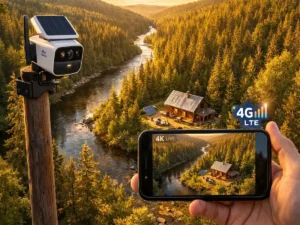 eufy S330 4G LTE — solar security camera for remote cabins tested in Manistee National Forest with fringe LTE signal