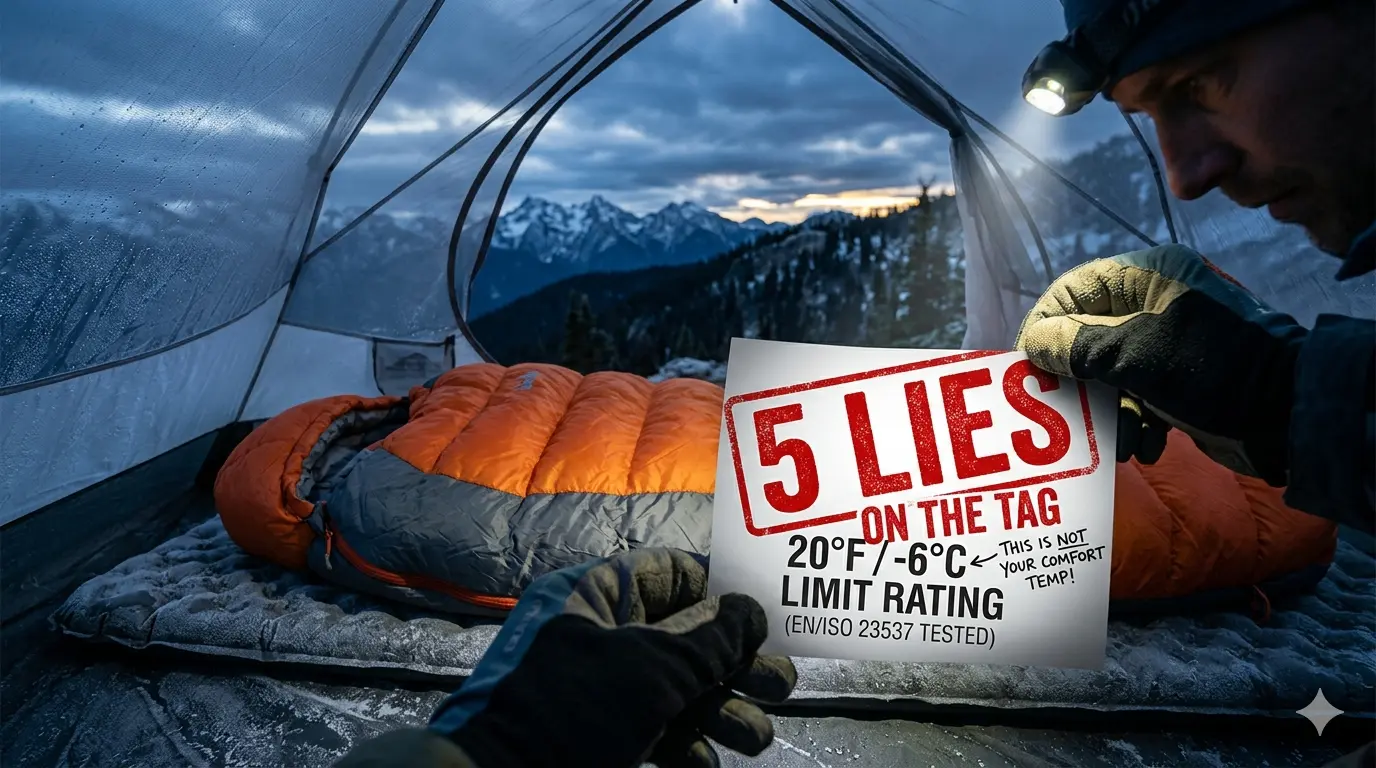 Backpacking Sleeping Bag Ratings: 5 Lies on the Tag